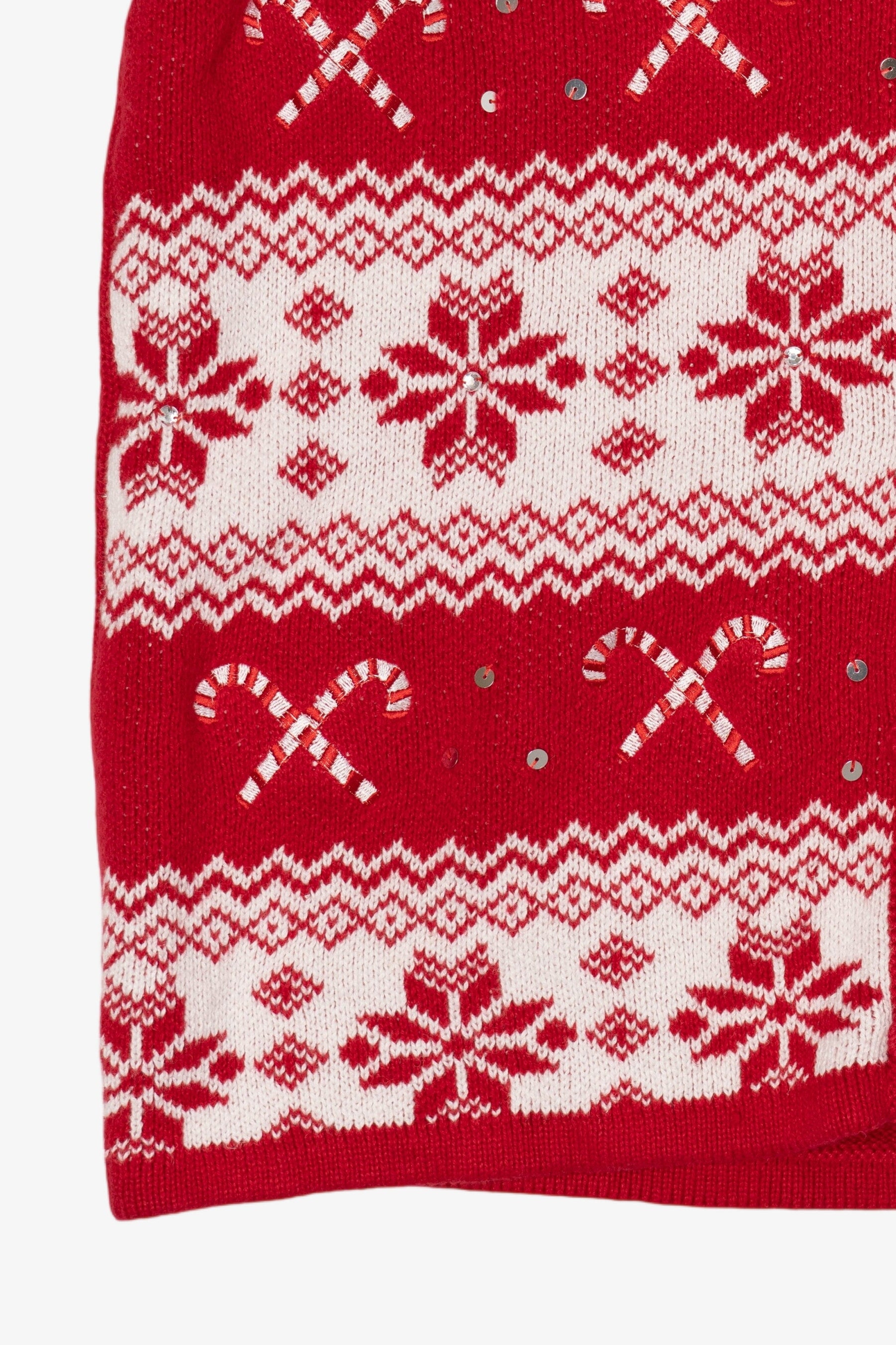Red Holiday Editions Snowflakes Ugly Christmas Vest (2010s)