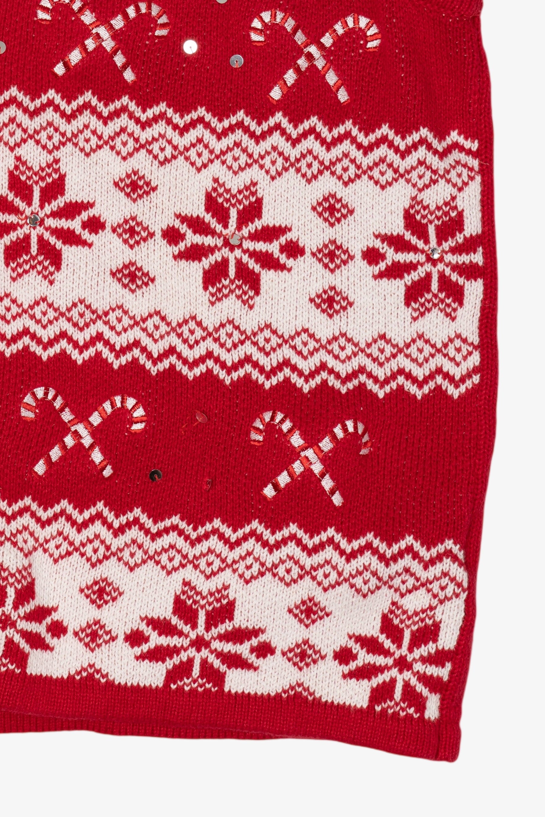 Red Holiday Editions Snowflakes Ugly Christmas Vest (2010s)