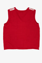 Red Holiday Editions Snowflakes Ugly Christmas Vest (2010s)