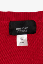Red Holiday Editions Snowflakes Ugly Christmas Vest (2010s)