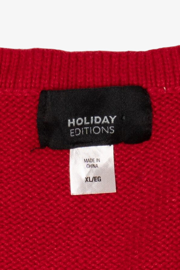 Red Holiday Editions Snowflakes Ugly Christmas Vest (2010s)