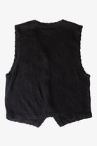 Vintage Black Bows Ugly Christmas Vest (1990s)