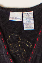 Vintage Black Presents Ugly Christmas Vest (1990s)