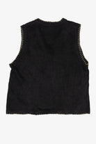 Vintage Black Victoria Jones Presents Ugly Christmas Vest (1990s)