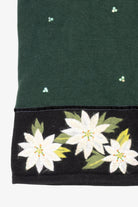 Vintage Green Quacker Factory Flowers Ugly Christmas Vest (2000s)