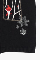Vintage Black Southern Lady Cardinals Ugly Christmas Vest (1990s)