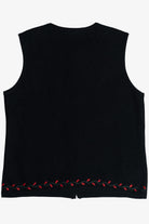 Vintage Charter Club Holiday Trees Ugly Christmas Vest (1990s)