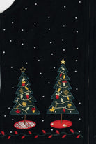 Vintage Charter Club Holiday Trees Ugly Christmas Vest (1990s)