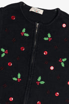 Vintage Bechamel "Ho Ho Ho" Holly & Ivy Ugly Christmas Vest (1990s)