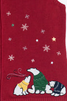 Vintage CJ Banks Polar Bears Wearing Sweaters Ugly Christmas Vest (2000s)