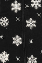 Vintage Black Quacker Factory Snowflakes Ugly Christmas Vest (2000s)