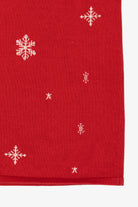 Vintage Red Allison Daley Snowflakes Ugly Christmas Vest (1990s)