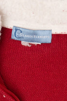 Red Classic Elements Reindeer Ugly Christmas Vest (2010s)