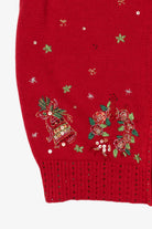 Vintage Red Draper's Damon's Ugly Christmas Vest (1990s)