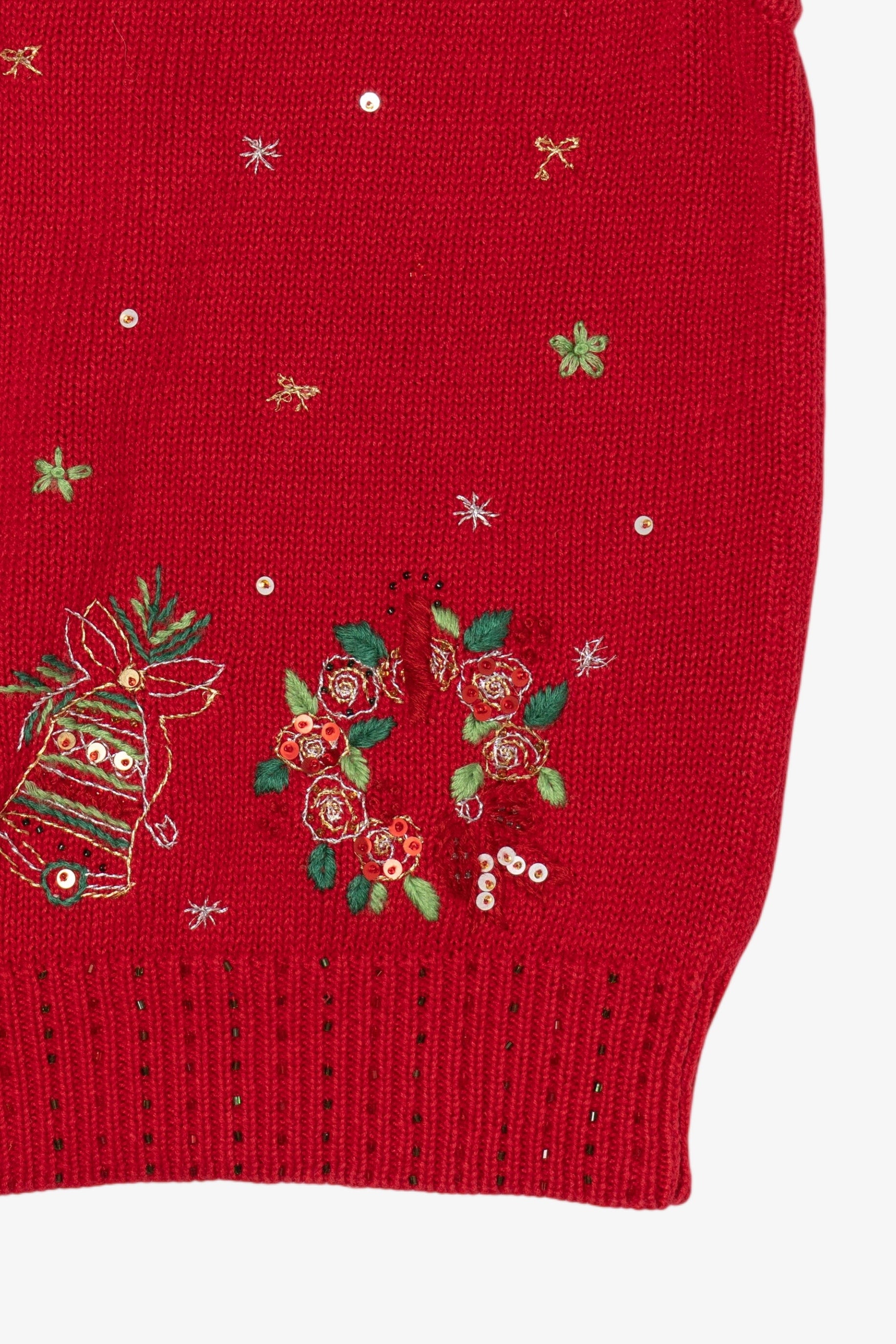 Vintage Red Draper's Damon's Ugly Christmas Vest (1990s)