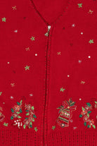 Vintage Red Draper's Damon's Ugly Christmas Vest (1990s)
