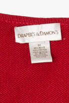 Vintage Red Draper's Damon's Ugly Christmas Vest (1990s)