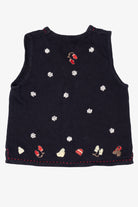 Vintage Hand Embroidered Christopher & Banks Snowflakes Ugly Christmas Vest (2000s)