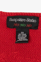 Vintage Red Hampshire Studio Snowmen Ugly Christmas Vest (1990s)