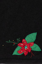 Poinsettias And Cardinals Ugly Christmas Vest (2010s)