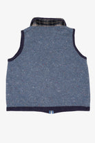 Vintage Blue Victoria Jones Reindeer Ugly Christmas Vest (2000s)