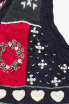Vintage Nutcracker Christmas Pattern Ugly Christmas Vest