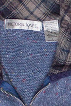 Vintage Victoria Jones Reindeer Cabin Zip Up Ugly Christmas Vest
