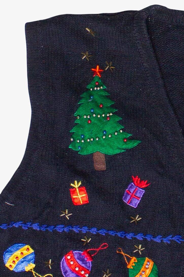 Vintage Bobbie Brooks Santa Singing Ugly Christmas Vest