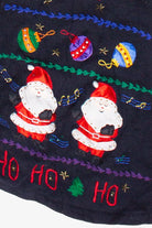 Vintage Bobbie Brooks Santa Singing Ugly Christmas Vest