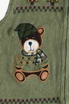 Vintage Camo Bears Ugly Christmas Vest (1990s)