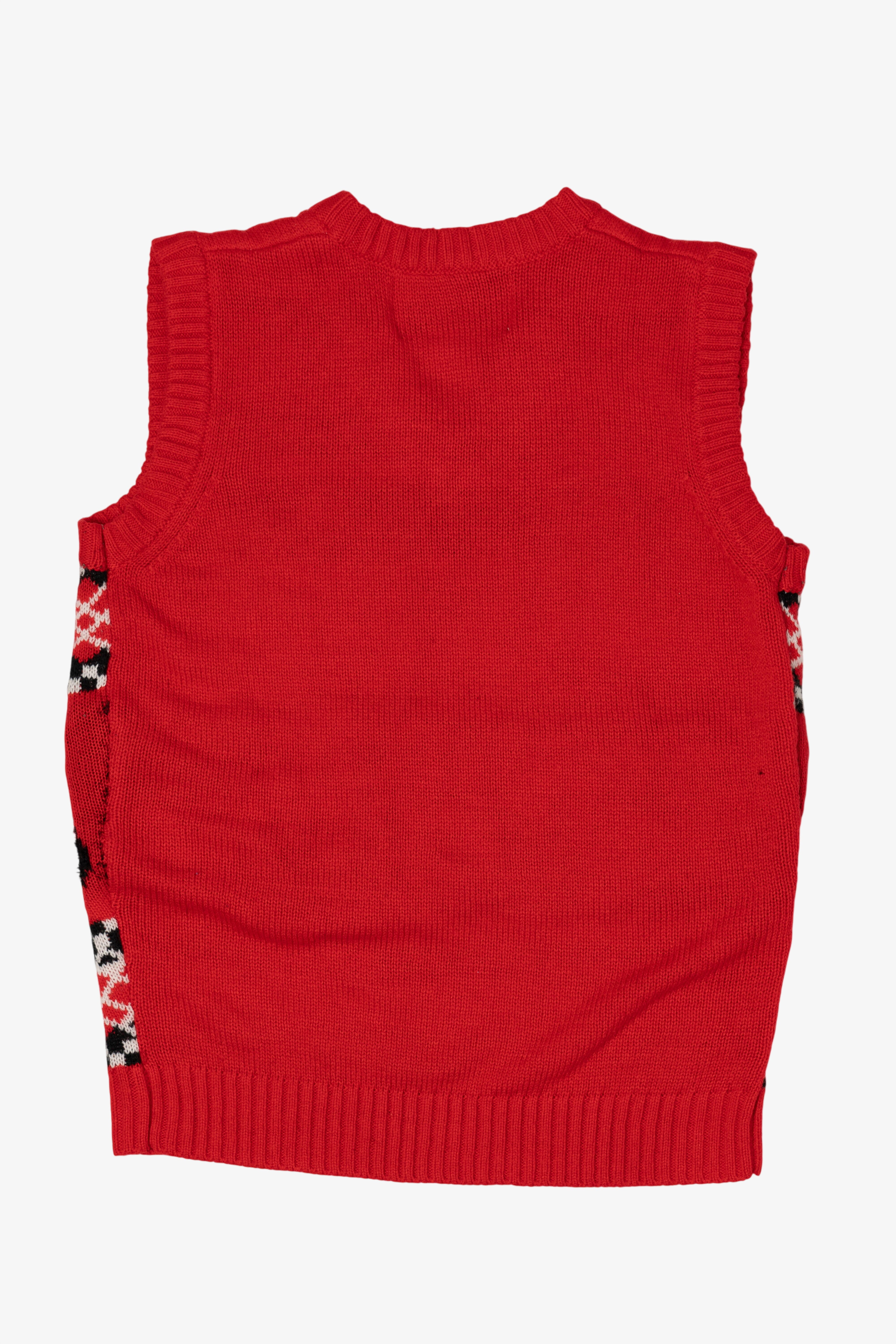Red Merry Christmas Dogs With Bows Ugly Vest (2020s)