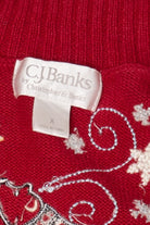 Vintage Red CJ Banks Polar Bears Ugly Christmas Vest (2000s)