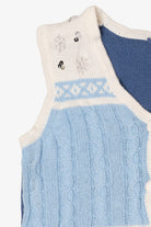 Blue Holiday Editions Snowmen Ugly Christmas Vest (2010s)