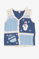 Blue Holiday Editions Snowmen Ugly Christmas Vest (2010s)