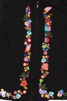 Vintage Black S Way Ugly Christmas Vest (2000s)
