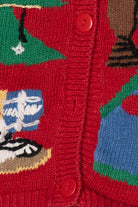 Vintage Red Capacity  Christmas Morning Ugly Christmas Vest (1990s)