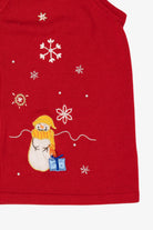 Red Snowmen Ugly Christmas Vest (2010s)