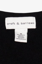 Vintage Black Croft & Barrow Snowmen Ugly Christmas Vest (2000s)
