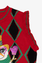 Red Blizzard Bay Cool Snowman Ugly Christmas Vest (2010s)