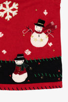 Vintage Red Basic Editions Snowmen Ugly Christmas Vest (1990s)