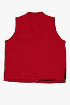 Vintage Red Basic Editions Snowmen Ugly Christmas Vest (1990s)