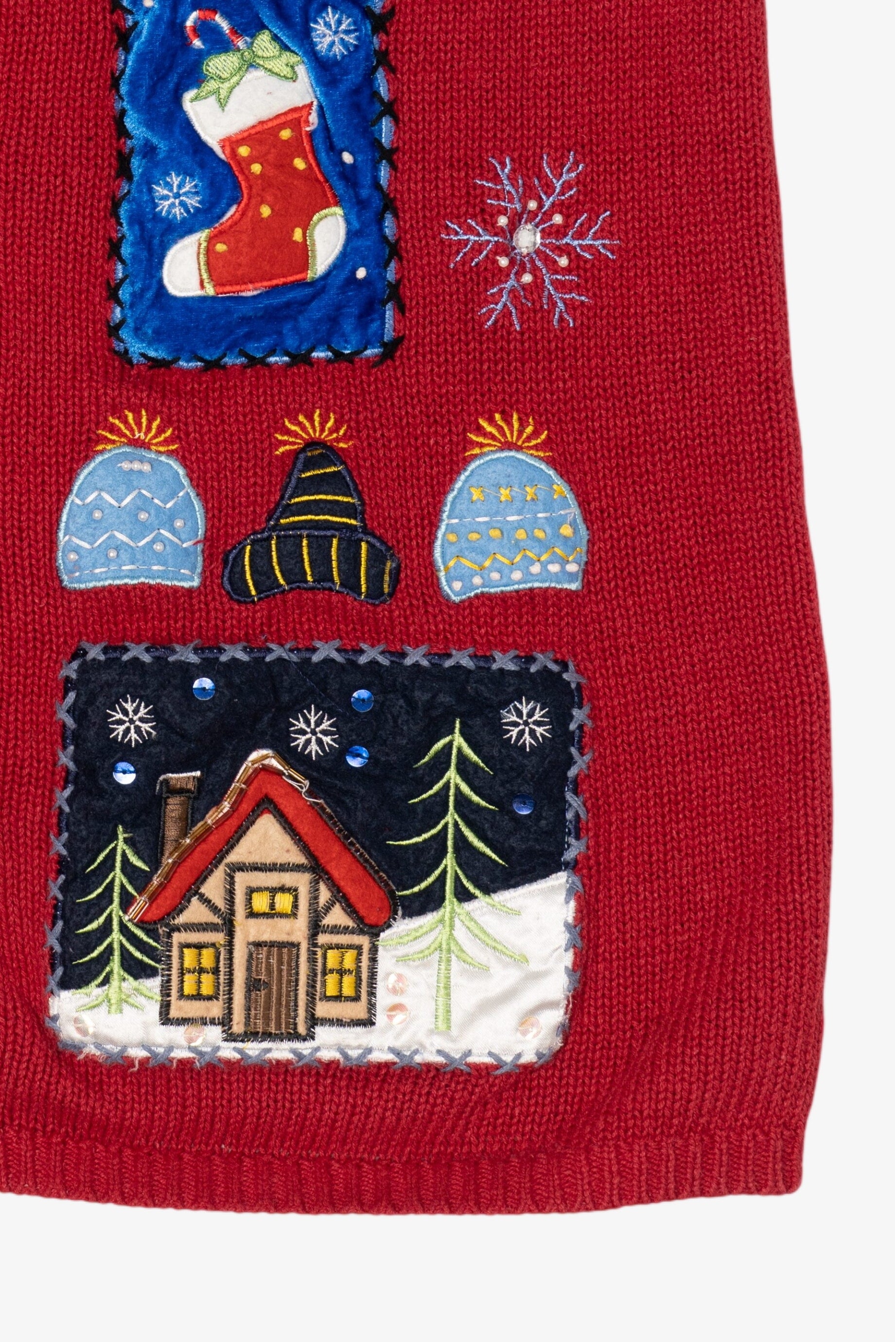 Vintage Red Holiday Editions Ugly Christmas Vest (2000s)