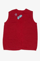 Vintage Red Holiday Editions Ugly Christmas Vest (2000s)