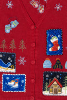 Vintage Red Holiday Editions Ugly Christmas Vest (2000s)
