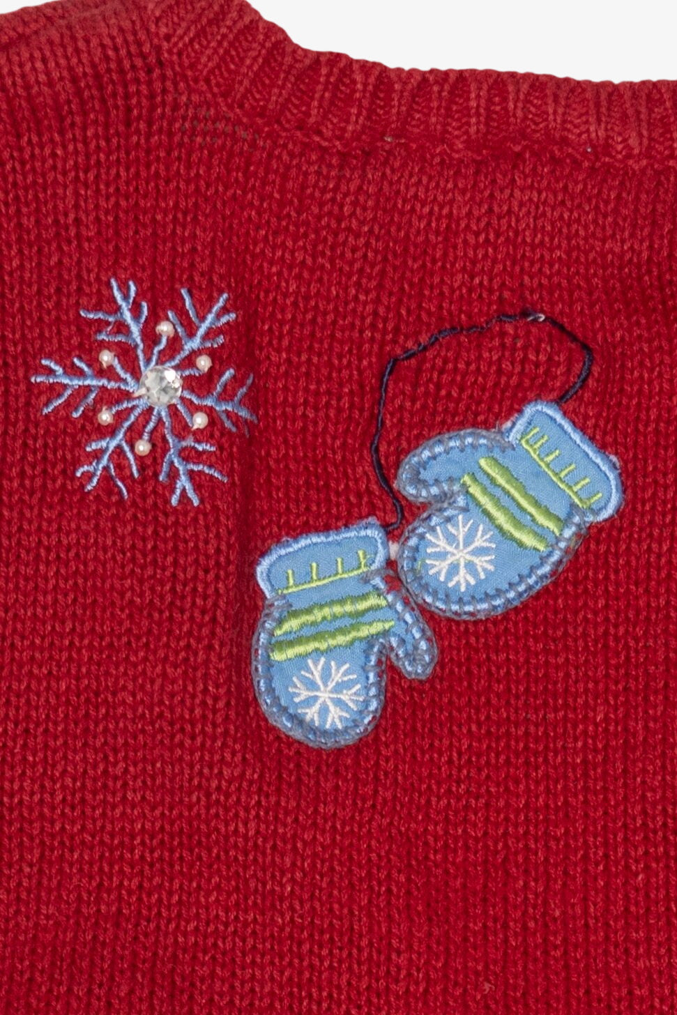 Vintage Red Holiday Editions Ugly Christmas Vest (2000s)