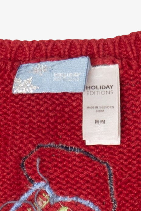 Vintage Red Holiday Editions Ugly Christmas Vest (2000s)