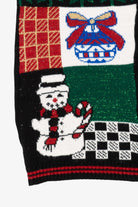 Vintage Black Holiday Time Ugly Christmas Vest (1980s)