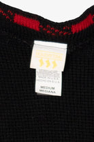 Vintage Black Holiday Time Ugly Christmas Vest (1980s)