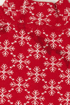 Reversible White And Red Snowflakes Ugly Christmas Vest