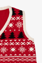 Red Holiday Editions Reindeer Ugly Christmas Vest (2010s)